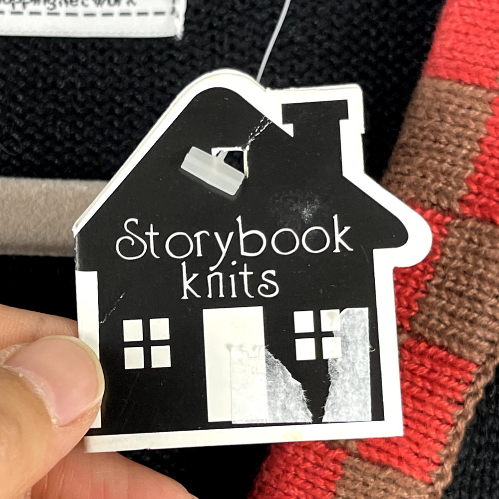 Vintage Storybook Knits Cardigan Sweater Womens 3X 3D Knit Grandmacore Retro NWT - Picture 7 of 16